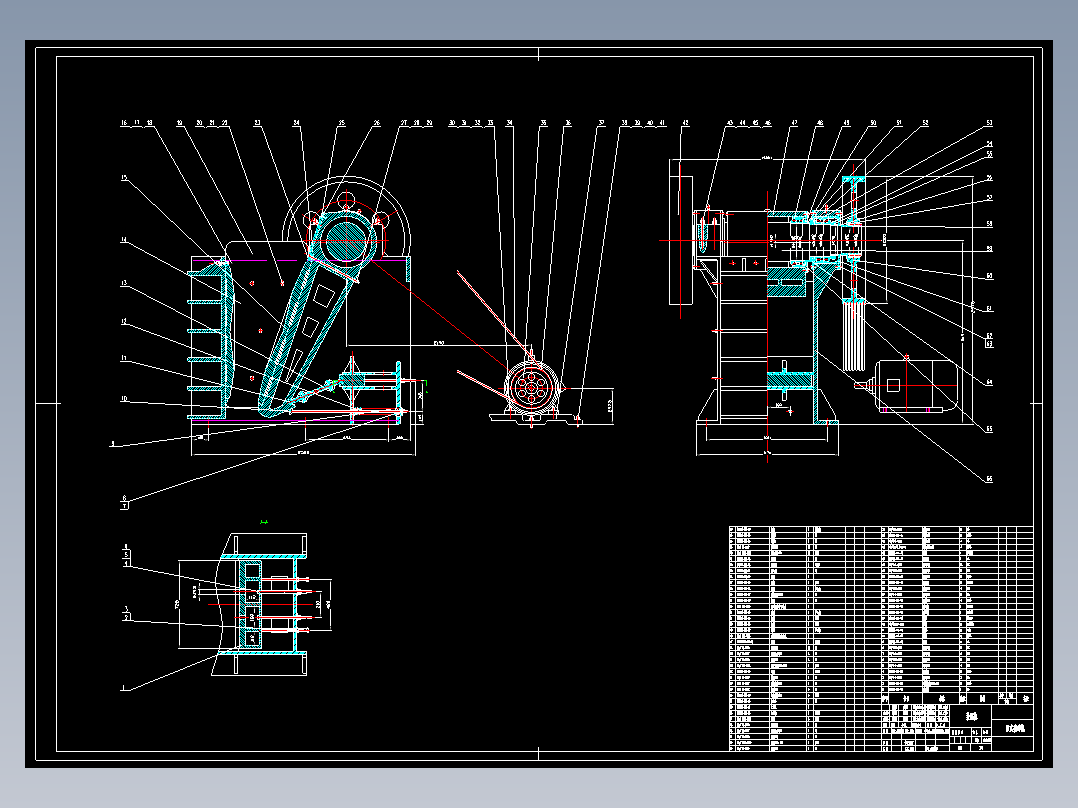Q490-鄂式破碎机的设计