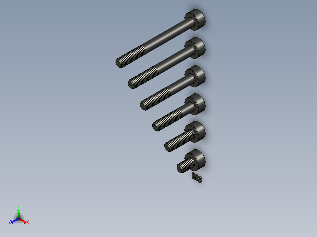 内六角头盖螺丝-M3