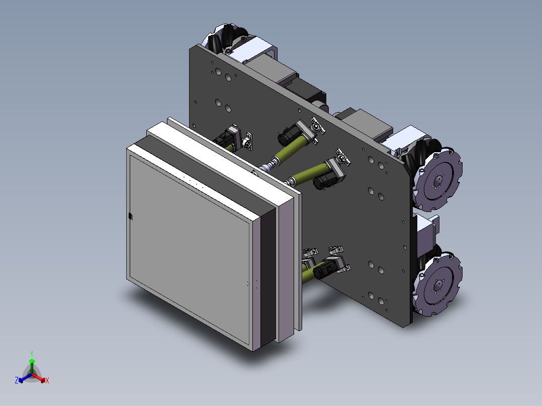 小车4.27正等轴测图