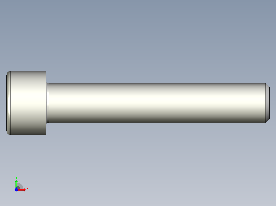 螺钉-DIN_912-M8x45.stp前视图