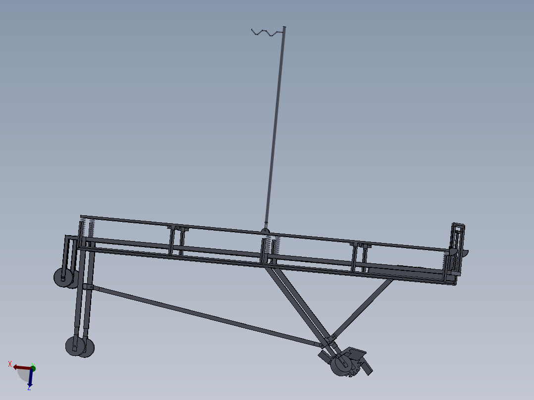 JX369-救护担架车的设计【含三维SolidWorks+文档】