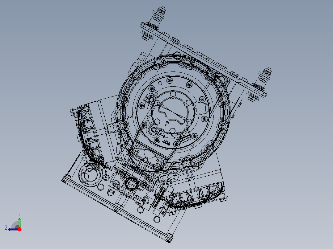半封闭往复式压缩机--stp ipt右视图