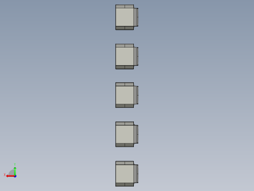 智能垃圾分类回收箱后视缩略图