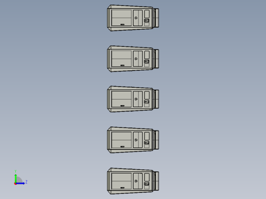 智能垃圾分类回收箱左视缩略图