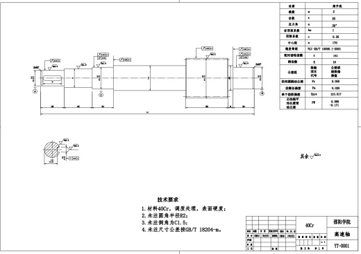 二级减速器图纸缩略图