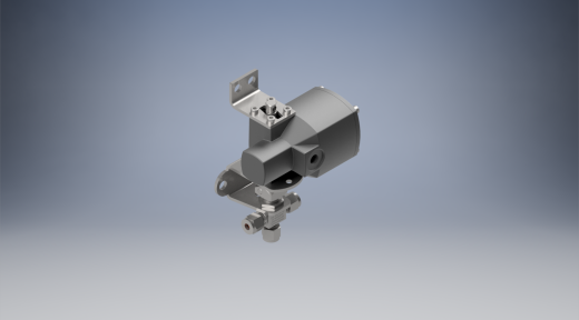 不锈钢单片式40G系列三通球阀，0.35 Cv，6 mm管接头缩略图