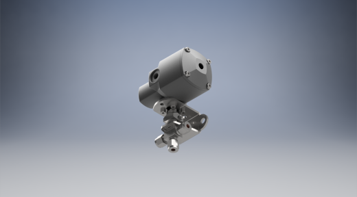 不锈钢单片式40G系列三通球阀，0.35 Cv，6 mm管接头缩略图