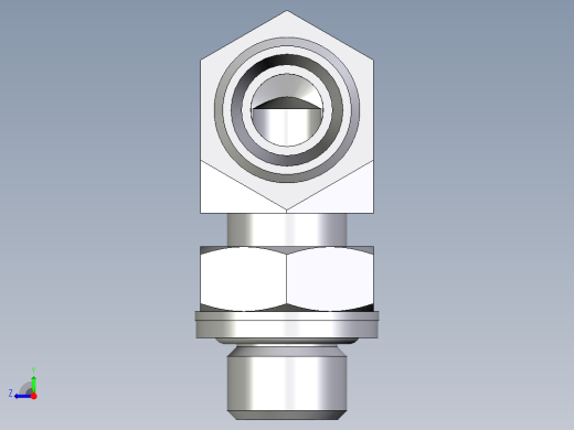 卡套式工业通用硬管接头EO_Adjustable_Locknut_elbow_WEE10LROMDCF右视缩略图