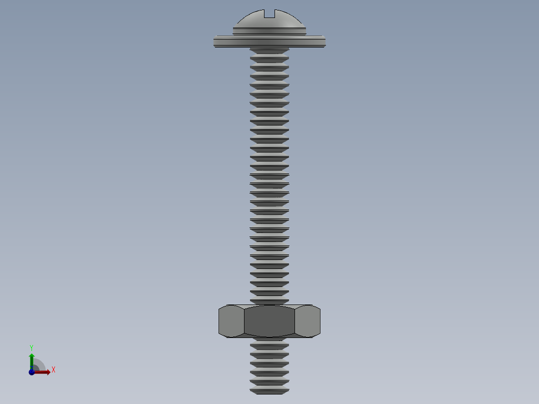 紧固件-No.4-40 Screw-01主视图