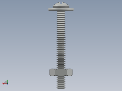 紧固件-No.4-40 Screw-01后视缩略图