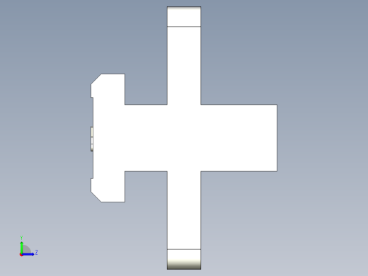 型材-BR 10MM PLAIN-TEE SLIDER KJN523206左视缩略图