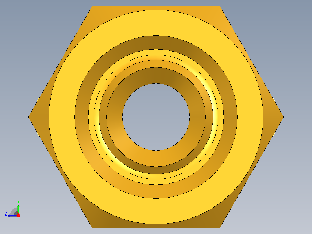 扩口式工业通用硬管接头Swivel Nut Valve Connector 14FSV-4右视图