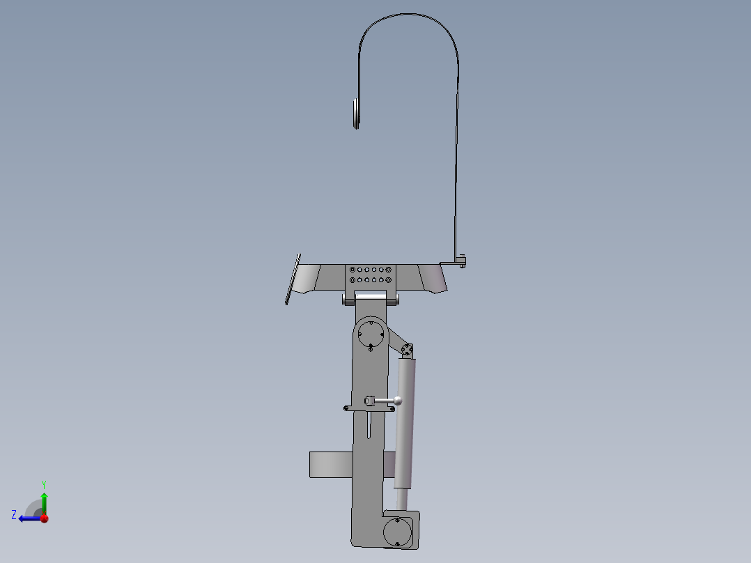 下肢康复机构右视图