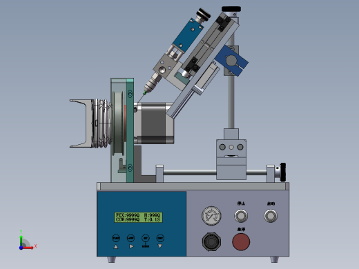 富佳圆形点胶机前视缩略图