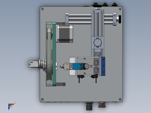 富佳圆形点胶机俯视缩略图