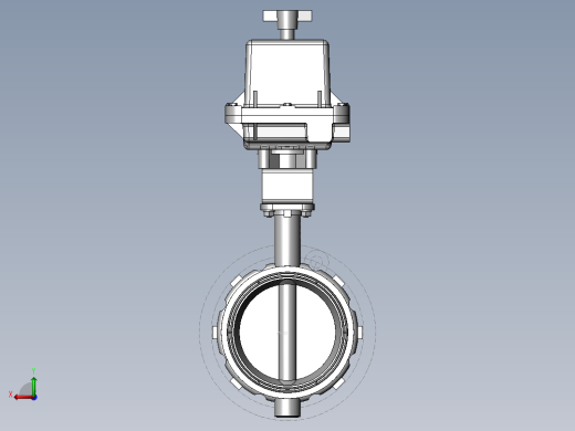 PVC管件-6in BF-Elec-Valve后视缩略图