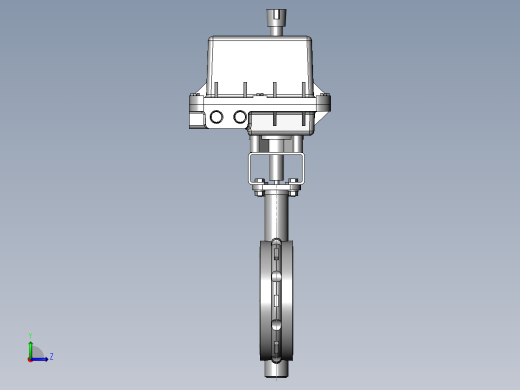 PVC管件-6in BF-Elec-Valve左视缩略图