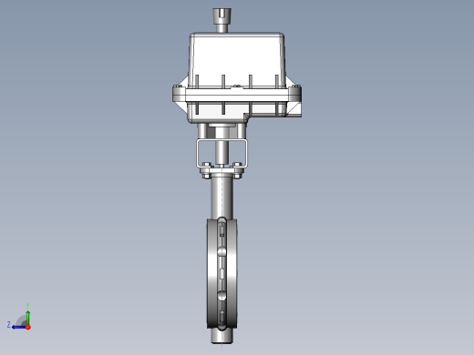 PVC管件-6in BF-Elec-Valve右视缩略图