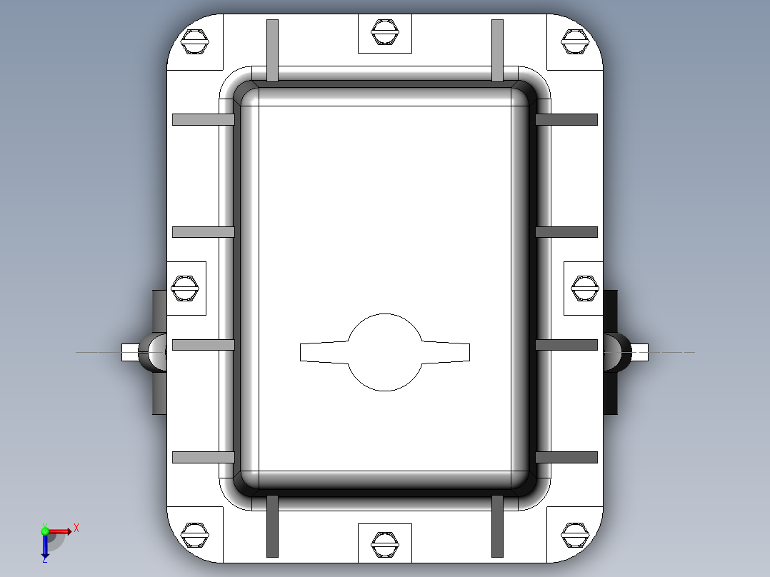 PVC管件-6in BF-Elec-Valve俯视图