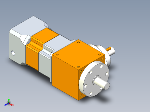 换向器PW90垂直输出 PGH90-L2 19-70-90-M6.stp