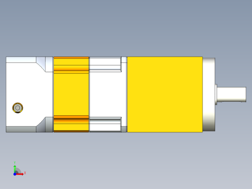 换向器PW90垂直输出 PGH90-L2 19-70-90-M6.stp前视缩略图