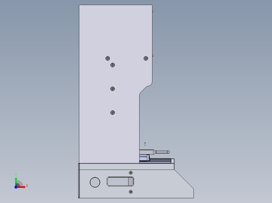 气动铆钉机前视图
