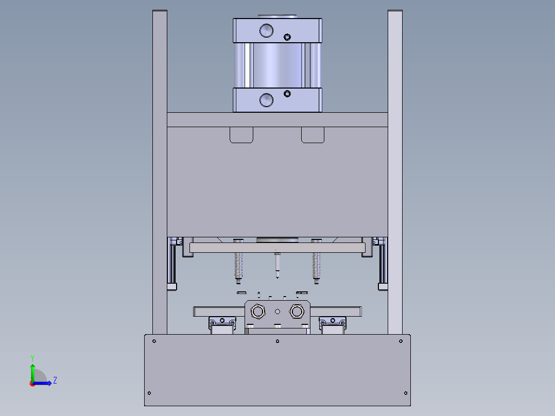 气动铆钉机左视图