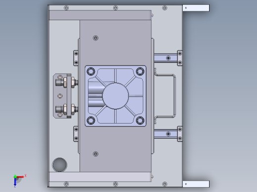 气动铆钉机俯视缩略图