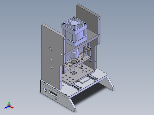 气动铆钉机正等轴测缩略图