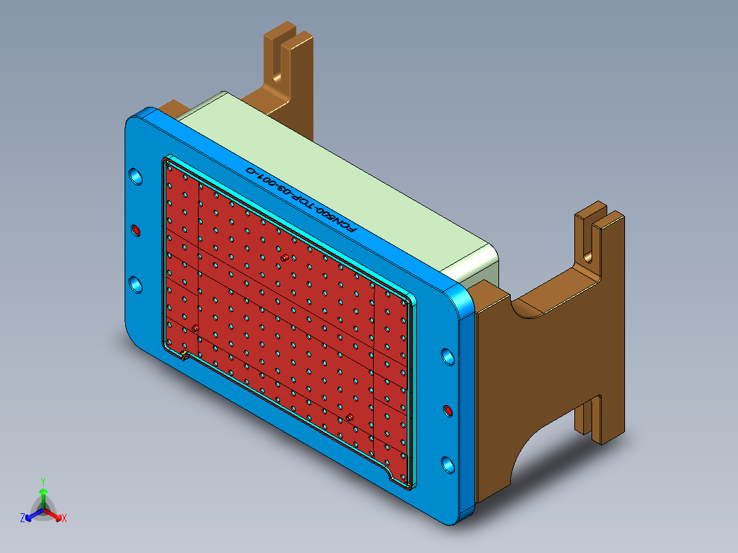 N500-T0P-笔记本CNC工装夹具三维模型CNC3正等轴测图
