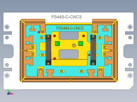 FS443-C笔记本CNC工装夹具三维模型-CNC3-190325前视缩略图