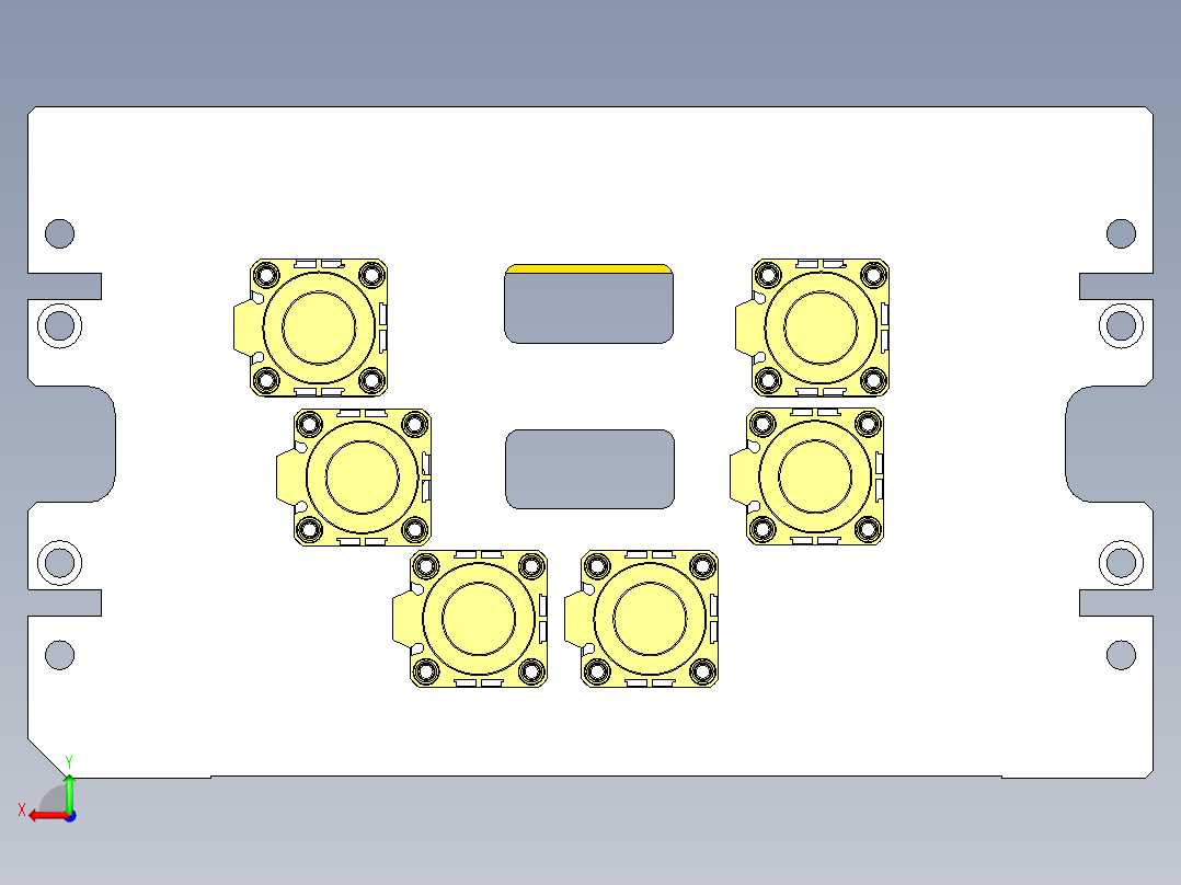 FS443-C笔记本CNC工装夹具三维模型-CNC3-190325后视图
