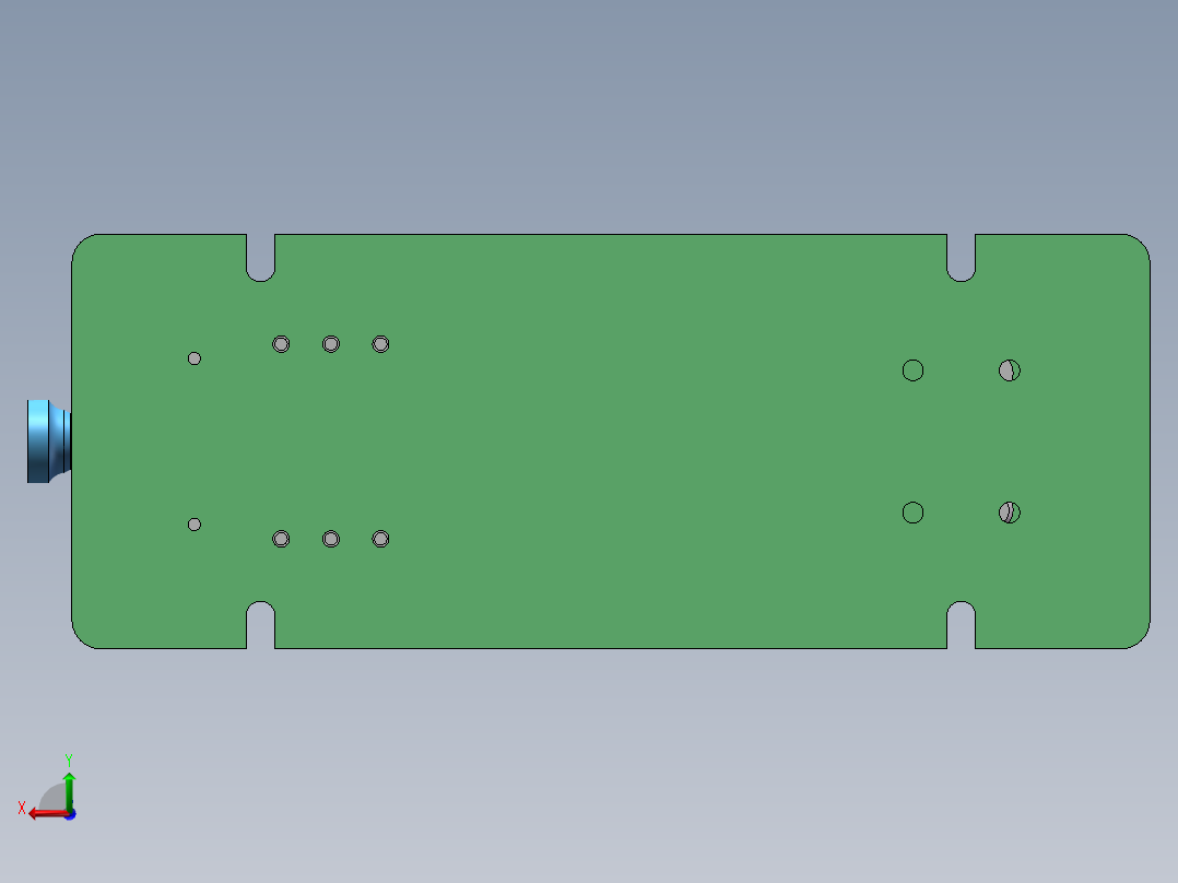 连杆的工工艺规程及钻、铰Ф10H9孔的夹具设计后视图