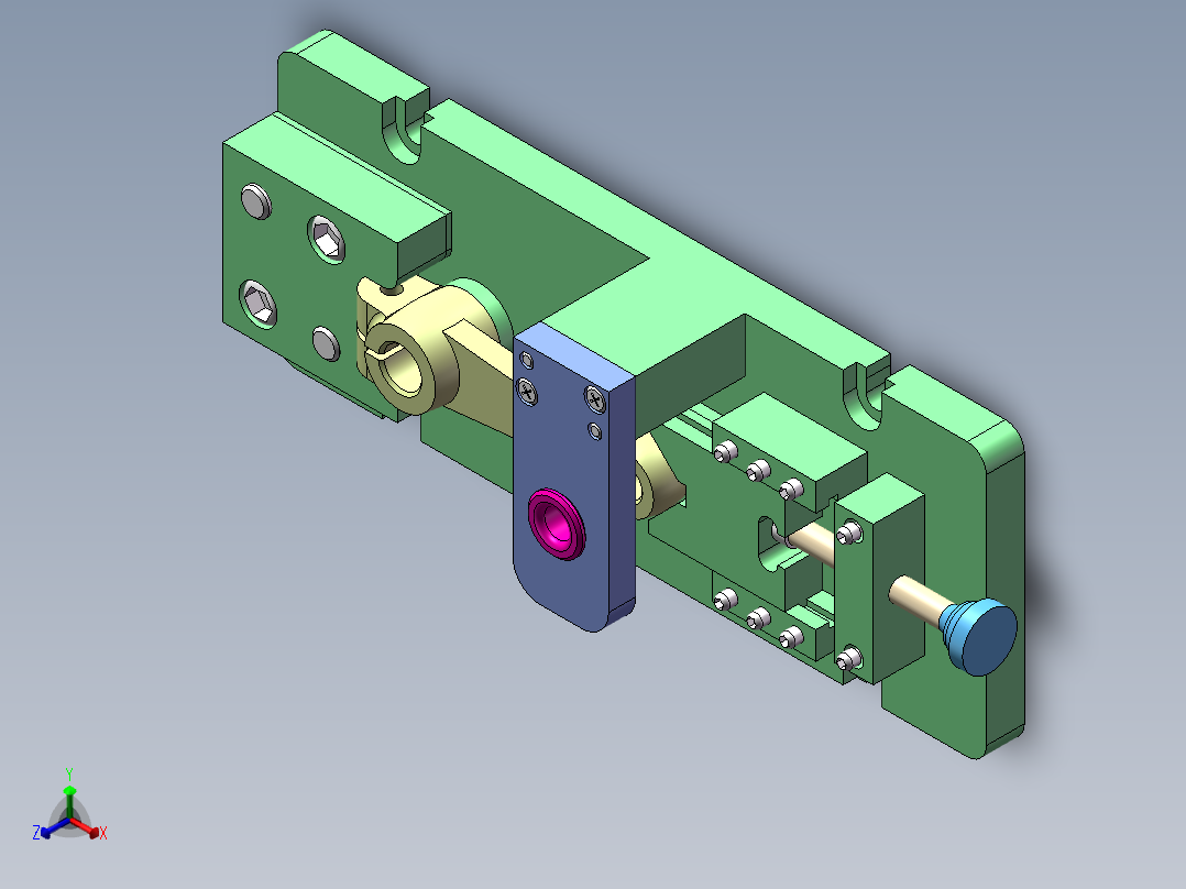 连杆的工工艺规程及钻、铰Ф10H9孔的夹具设计正等轴测图