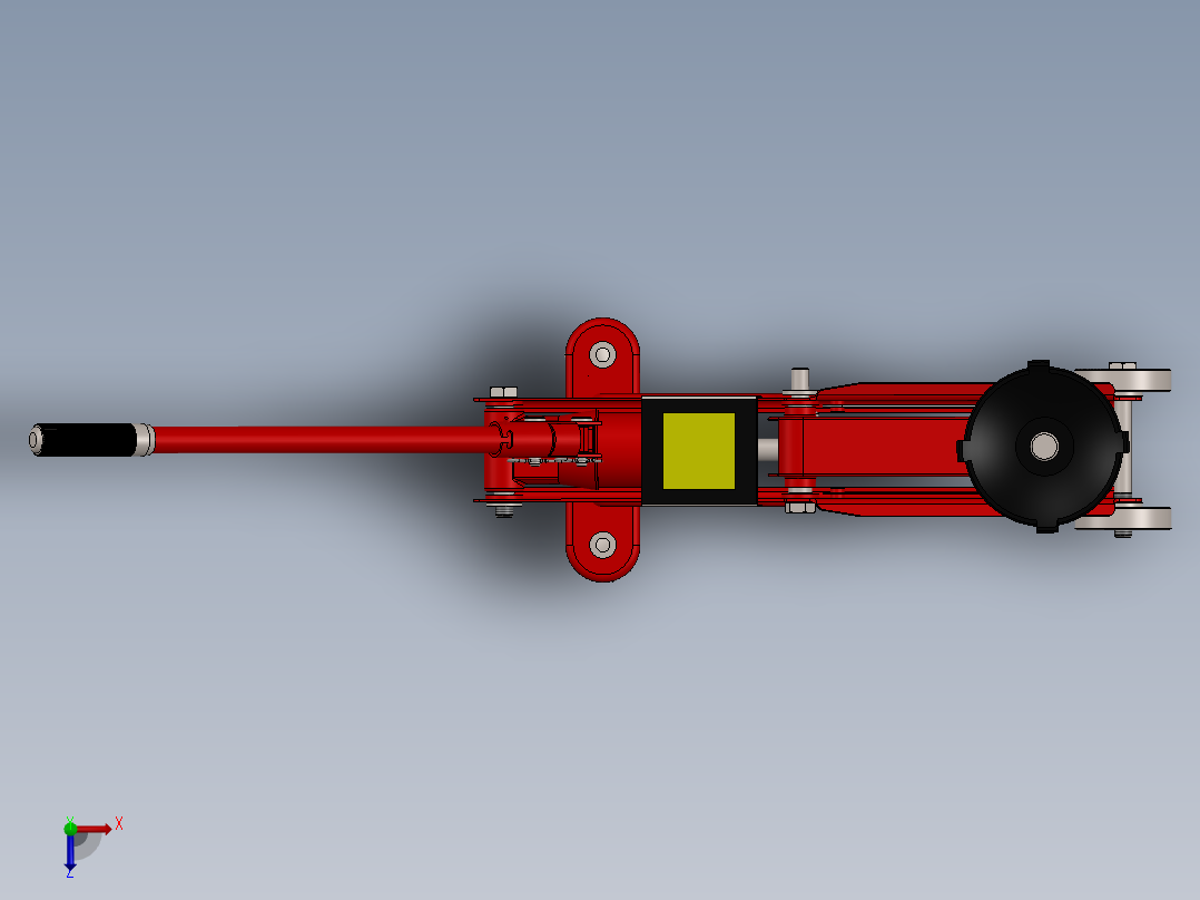 千斤顶(60)俯视图