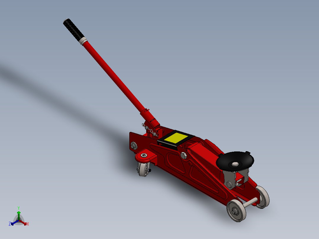 千斤顶(60)正等轴测图