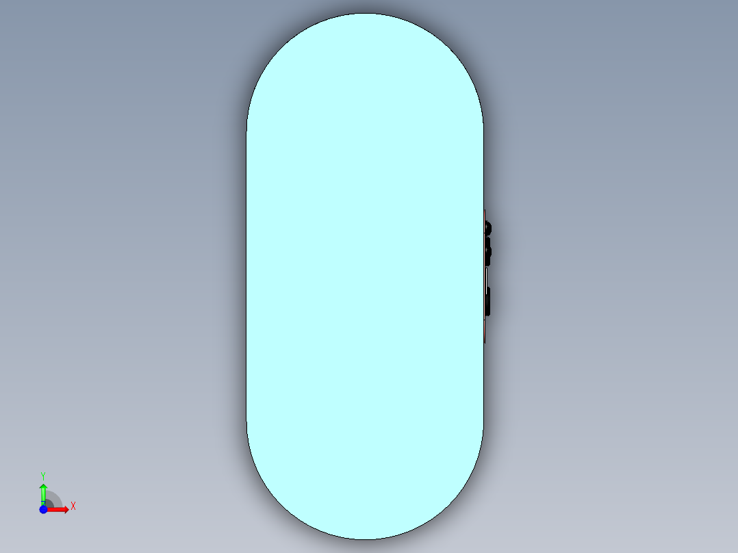 高精度镜片摩擦清洗机三维设计3D前视图