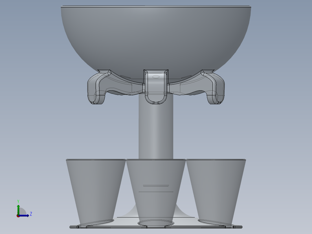 玻璃器子、杯子(2)左视图