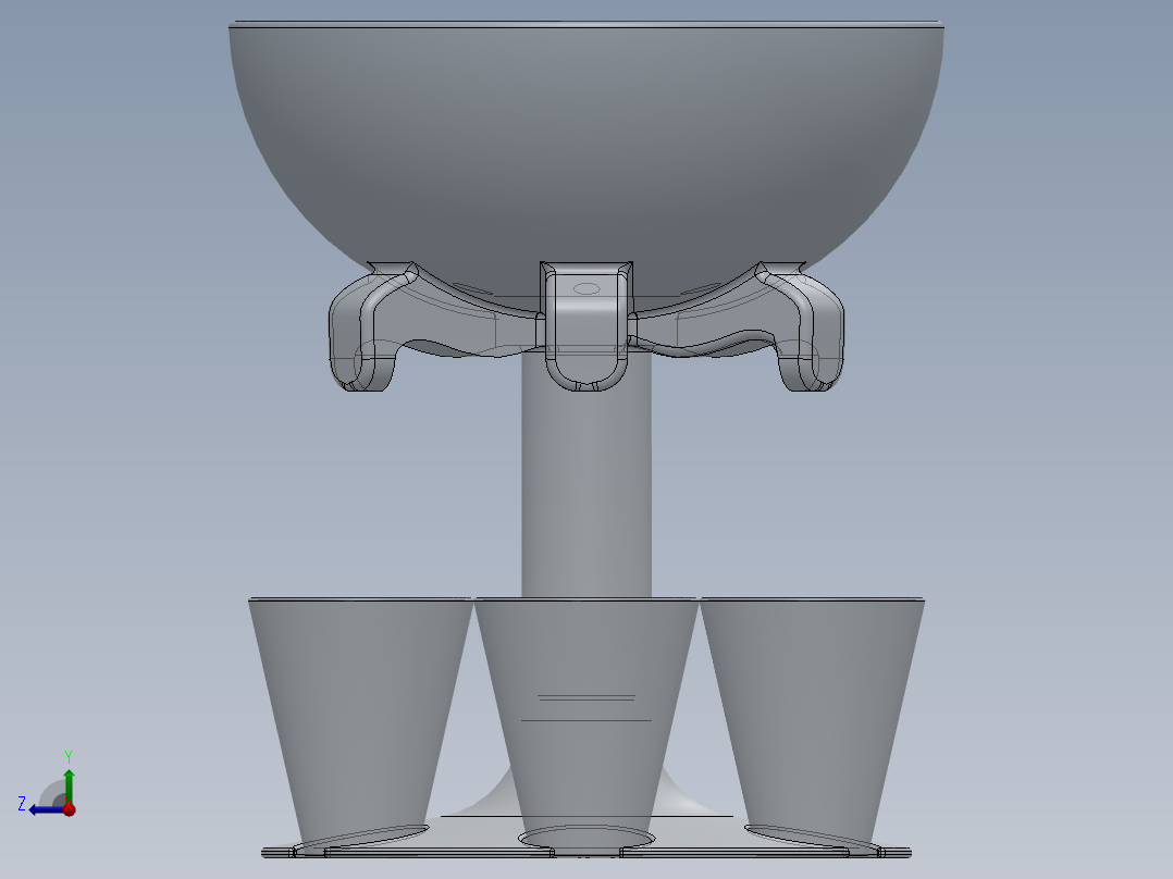 玻璃器子、杯子(2)右视图