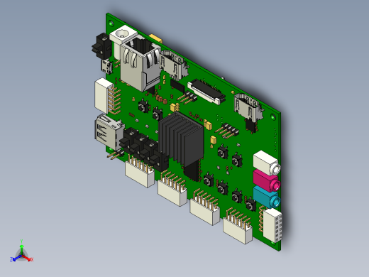 PCB模型正等轴测缩略图