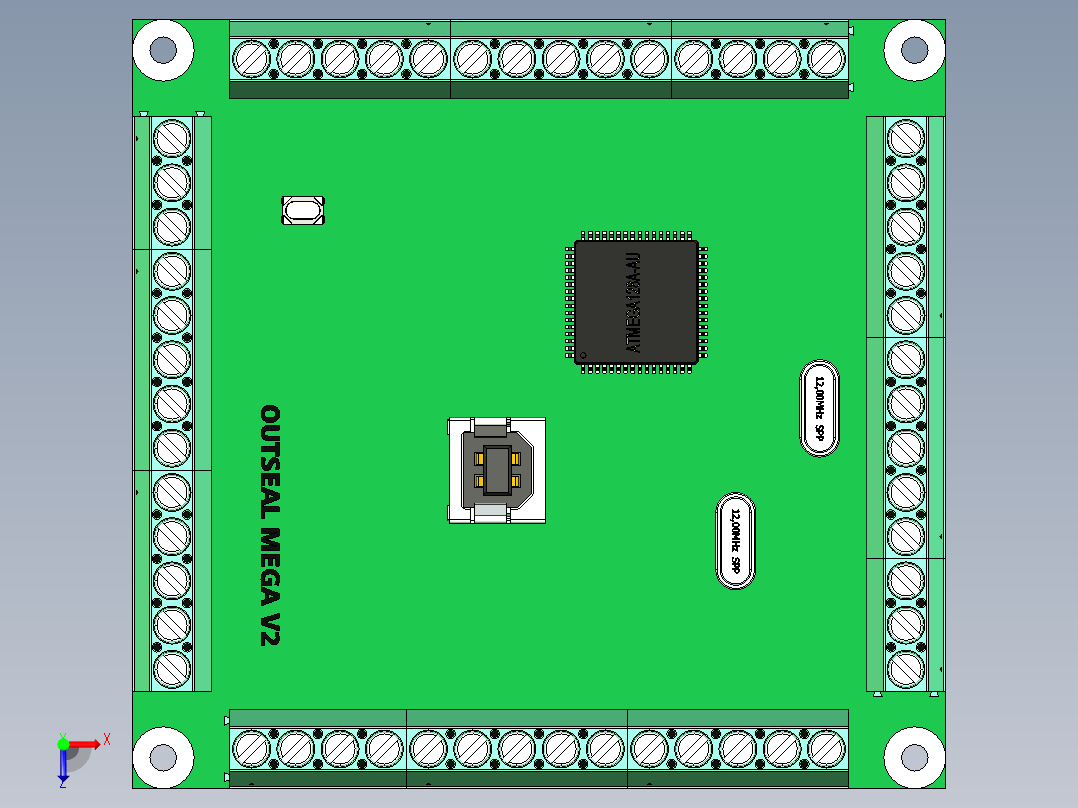 PLC Outseal Mega V2俯视图