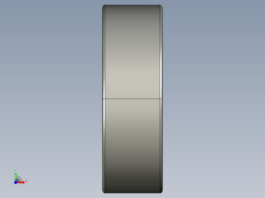 轴承B608ZZ前视图