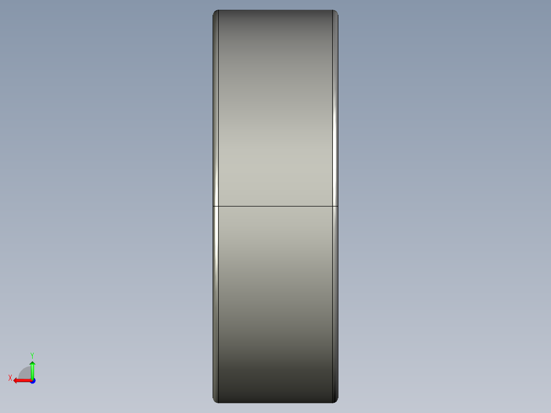 轴承B608ZZ后视图