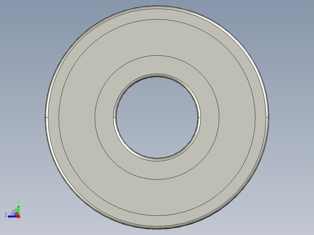 轴承B608ZZ右视图