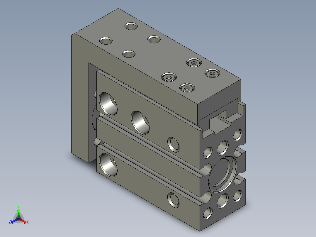 HLH10X10S_0_+__正等轴测图