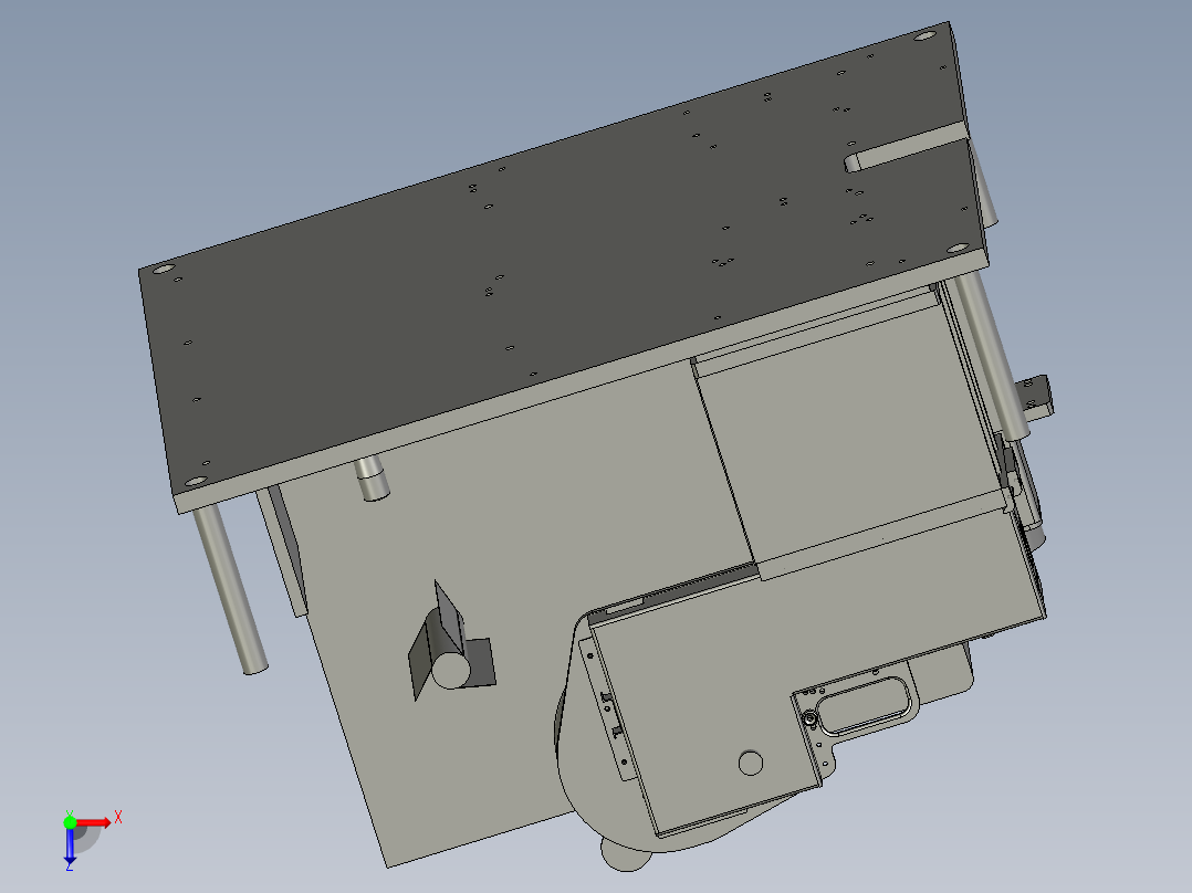 TBJ-打印机飞达组俯视图
