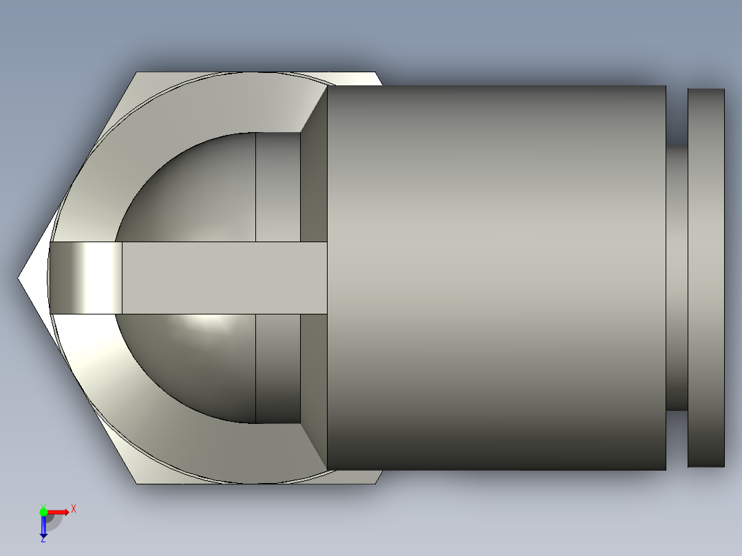 KQ2L10-02AS-快速接头-SMC俯视图