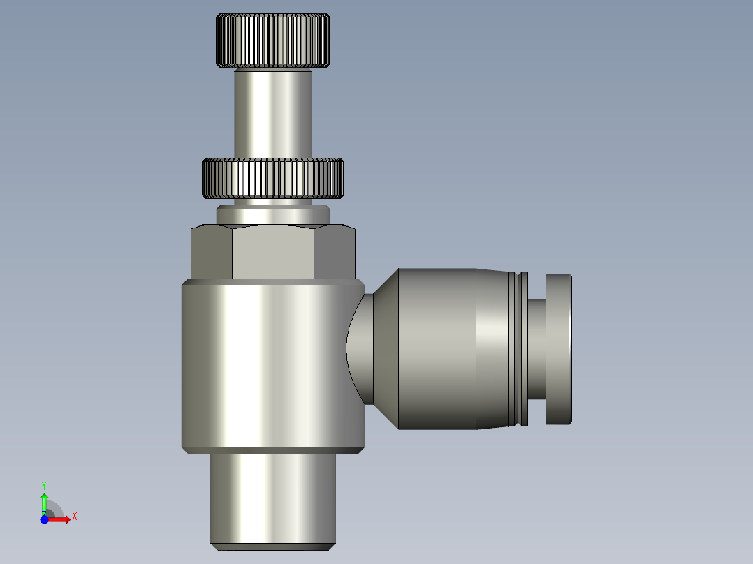 PSL601A8分之一节流阀a前视图