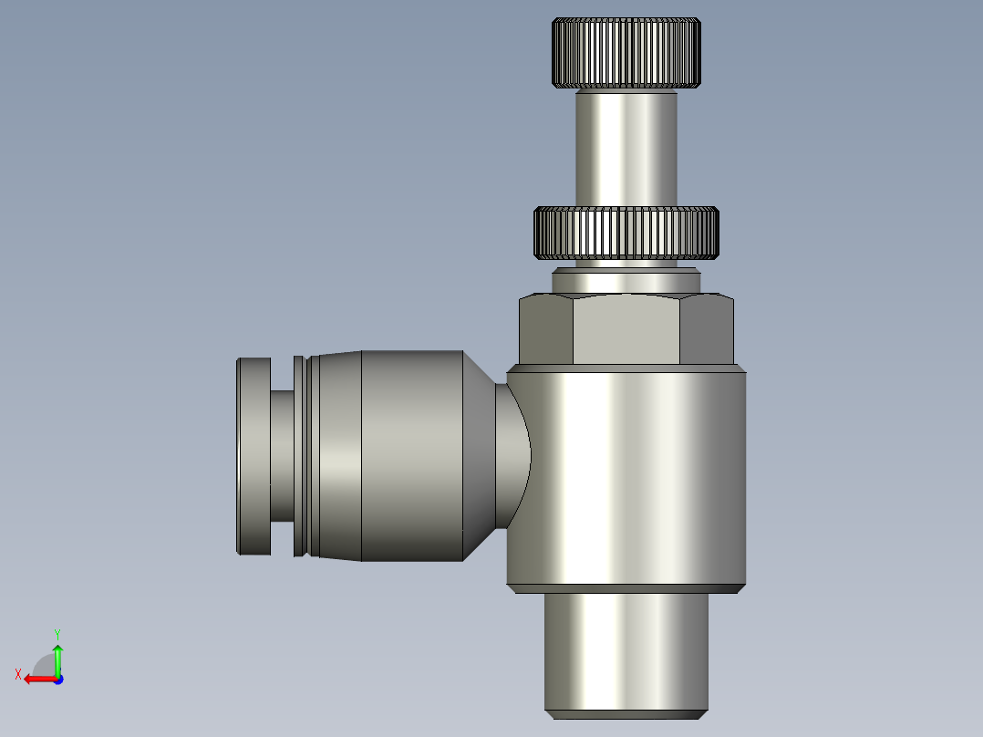 PSL601A8分之一节流阀a后视图