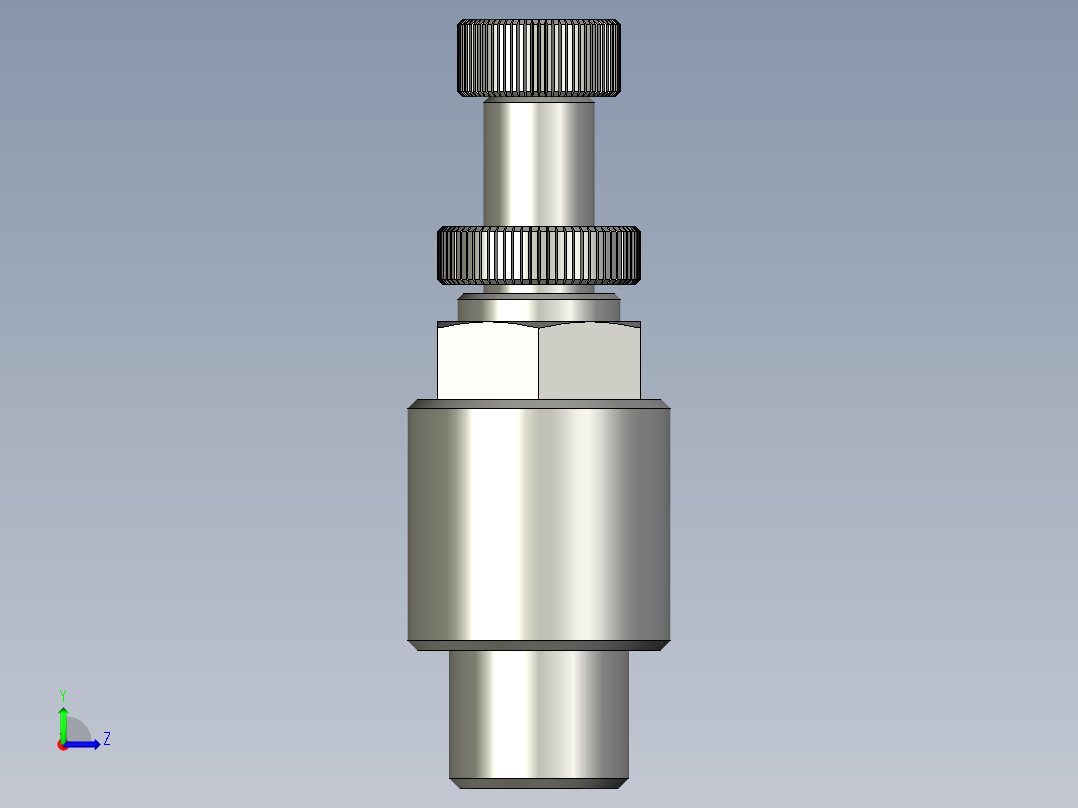 PSL601A8分之一节流阀a左视图